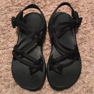 Black zx2 Chacos- Double strap